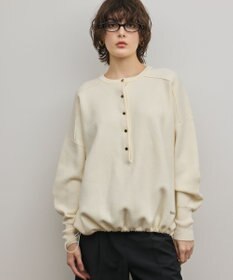 GRACE CONTINENTAL スウェットライクニットトップ