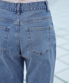 Tiaclasse 【安田美沙子さん着用・洗える】ストレッチストレートデニム