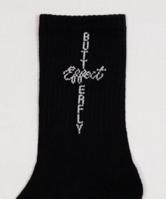 WEGO クロスロゴデザインソックス