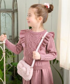 ANY KIDS ふわふわリボンポシェット