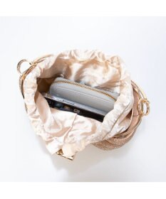 UNBILLION カシュカシュ cachecache / メタリックメッシュオーバルバッグ