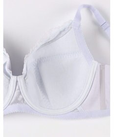 Wing ブラジャー Wing Lesiage バストを小さく見せる 脇すっきり フルカップブラ 【6000シリーズ】 小さく見せるブラ PB6001 ウイング／ワコール