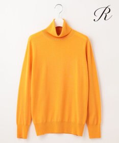 23区 S 【R(アール)】ウーステッドウールカシミヤ タートルネックニット