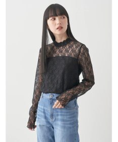 earth music&ecology レースドッキングプルオーバー