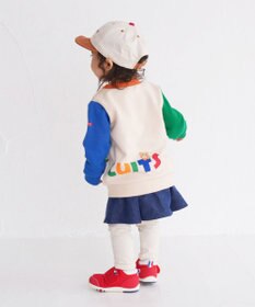 MIKI HOUSE HOT BISCUITS 【80-120cm】 立体ロゴ×キャラクタートレーナー