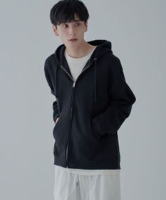 WEGO 【ユニセックス着用ITEM/SMLサイズ展開】リラックスフィットダブルZIPパーカー