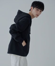 WEGO 【ユニセックス着用ITEM/SMLサイズ展開】リラックスフィットダブルZIPパーカー