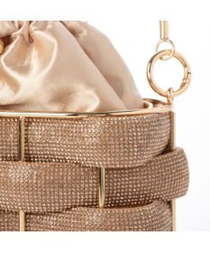 UNBILLION カシュカシュ cachecache / メタリックメッシュオーバルバッグ