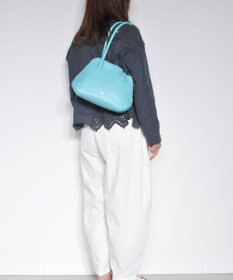 blancle シュリンクレザー 舟形ボストン