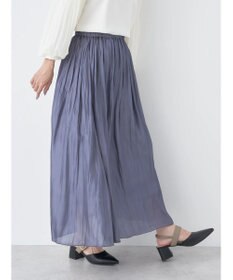 earth music&ecology シャイニーギャザースカート