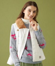 PW CIRCULUS 【ベスト / ブルゾン / 襟も外せる / WOMEN】3WAYデタッチャブルブルゾン