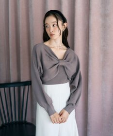 earth music&ecology 【WEB限定】リボンニットアンサンブル