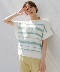 ANY SIS 【アイスタッチ】フレンチスリーブ ニット