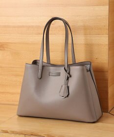 style code 【MERCURYDUO/マーキュリーデュオ】通勤、通学、リクルート両アオリポケットA4トートバッグ　キーチャーム付