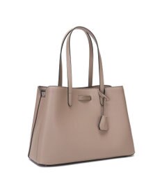 style code 【MERCURYDUO/マーキュリーデュオ】通勤、通学、リクルート両アオリポケットA4トートバッグ　キーチャーム付