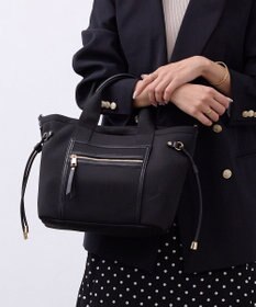 TOPKAPI 【新色追加】【TREASURE TOPKAPI】ネオプレン フロントポケット 2way ショルダー付き ミニトートバッグ