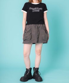 WEGO ドローコードナイロンミニスカパン