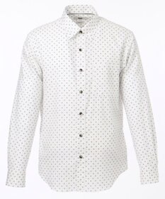 JOSEPH ABBOUD 【キングサイズ】JCヘリンボーンプリント　シャツ