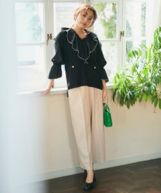 Feroux サスペンダー付きハイウエスト パンツ