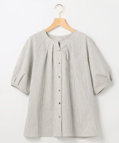 組曲 【先行予約・前後着用可】ソフトサッカーラグランスリーブ ブラウス