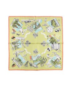 UNBILLION カシュネ cache nez / 横浜アーカイブツイルスカーフ「スイス」