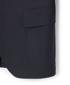 J.PRESS MEN 【定番 / 不朽の名作】ペピンメリノトロピカル 紺ブレザー / 金釦 / 背抜き / Authentic-Fit