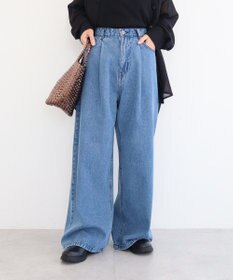 Green Parks ・ＳＵＧＡＲ　ＳＰＯＯＮ　デニムワイドパンツ