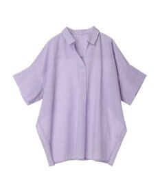 Green Parks 綿麻混スキッパーシャツ