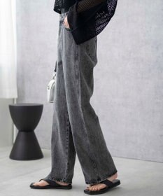 WEGO 【新色追加/美脚/XS～Lサイズ展開】ストレートデニムパンツ