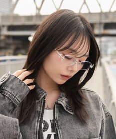 WEGO チャームリムレスアイウェア