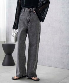 WEGO 【新色追加/美脚/XS～Lサイズ展開】ストレートデニムパンツ