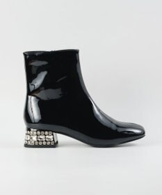 BONTRE 【MIONOTIS/ミオノティス】ビジューヒールブーツ/40712