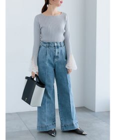 Te chichi ワイドデニムパンツ