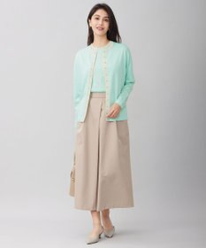 自由区 L 【アンサンブル対応・洗える】シャインハイゲージ カーディガン