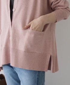 AMERICAN HOLIC 【WEB限定】バイパチVネックルーズカーディガン