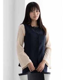 Te chichi スクエアネックジレ【AOYAMA FASHION ASSOCIATION × Te chichi】