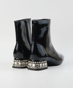 BONTRE 【MIONOTIS/ミオノティス】ビジューヒールブーツ/40712