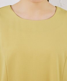 Tiaclasse 【洗える】パフスリーブチュニックブラウス