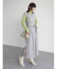 Green Parks ハイスペック共布リボン付ジャンスカ