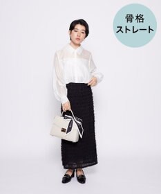 Maison de FLEUR トップハンドルスカーフバッグ