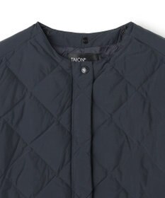 UNFILO 【自宅で洗濯OK / 軽量で暖かい】TAIONコラボ 2WAY キルティングダウン
