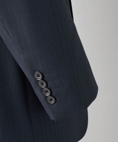 GOTAIRIKU 通年仕様【DORMEUIL/ドーメル】ミレニアル  3ピーススーツ(ネイビー)