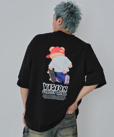 WEGO 【ユニセックス着用ITEM/MLサイズ展開】別注VISIONベアグラフィックT（SS）