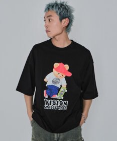 WEGO 【ユニセックス着用ITEM/MLサイズ展開】別注VISIONベアグラフィックT（SS）