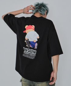 WEGO 【ユニセックス着用ITEM/MLサイズ展開】別注VISIONベアグラフィックT（SS）