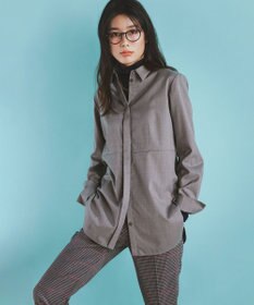 組曲 【WEB限定】T/Rツイルストレッチ テーパードパンツ