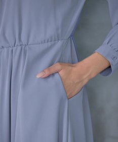 Tiaclasse 【洗える】タックパールワンピース