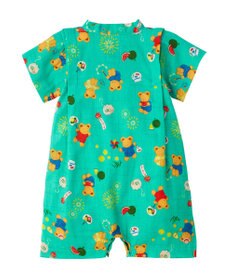 MIKI HOUSE HOT BISCUITS 【ミキハウス】【60-80cm】ミキハウスベア 甚平オール