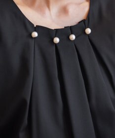 Tiaclasse 【洗える】タックパールワンピース