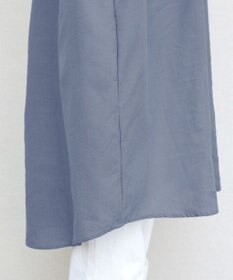 Tiaclasse 【洗える】リネンミックススキッパーシャツワンピース